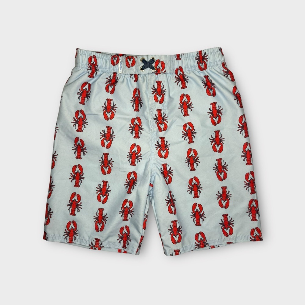 Ruggedbutts Lobster Pattern Blue Swim Trunks